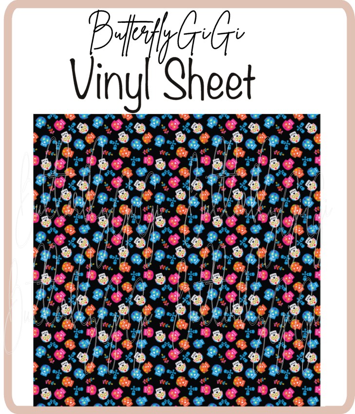 Vinyl Day of Dead Sheet