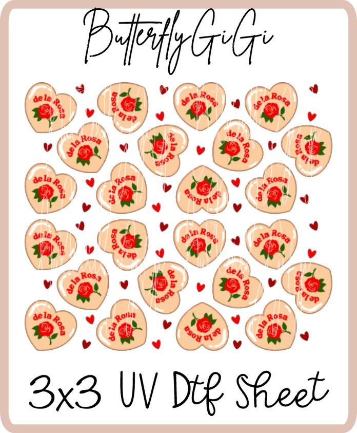 De La Rosa UV Dtf SHEET