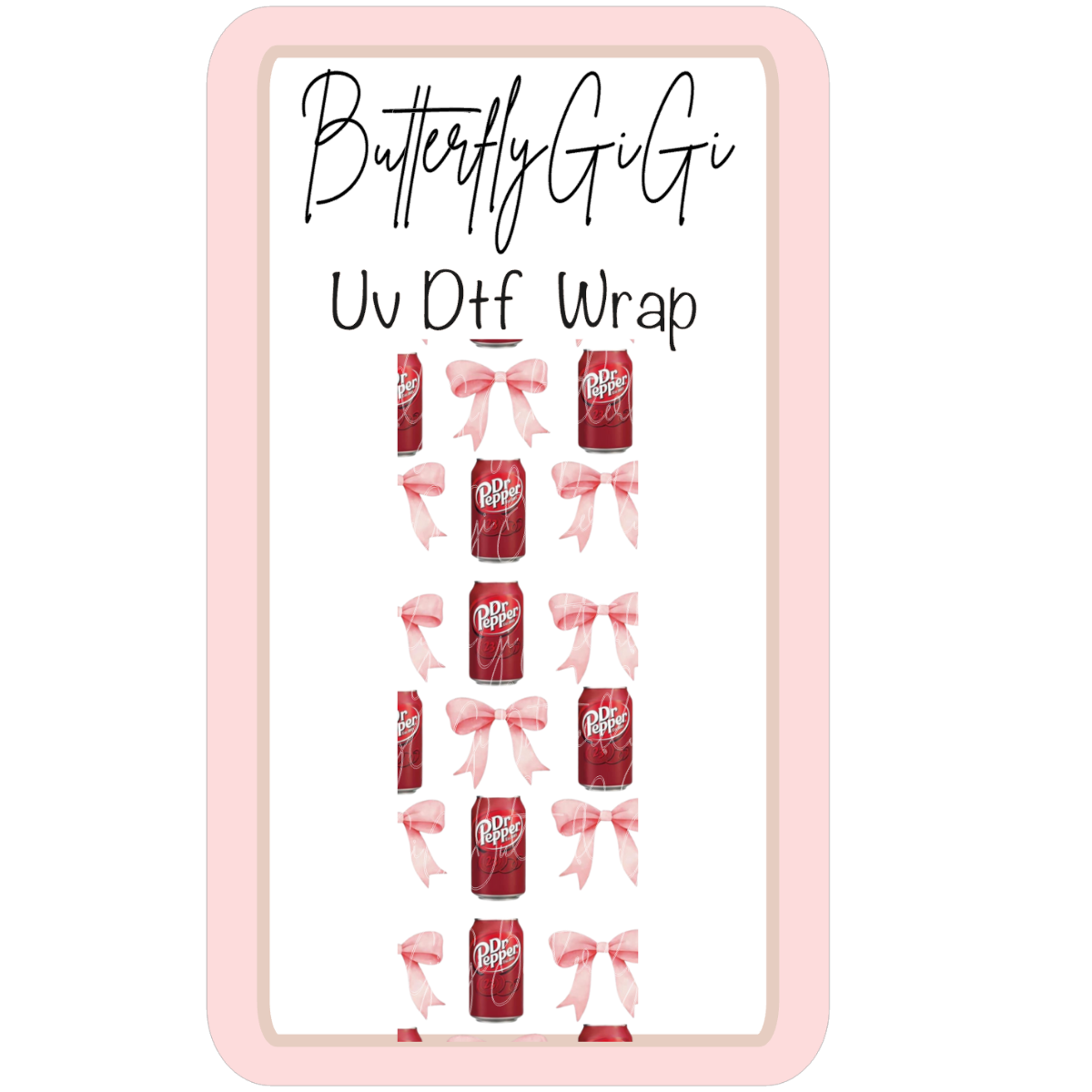Wrap Dr P Coquette Large UV Dtf
