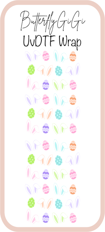 Ears Eggs Bright UvDtf Wrap