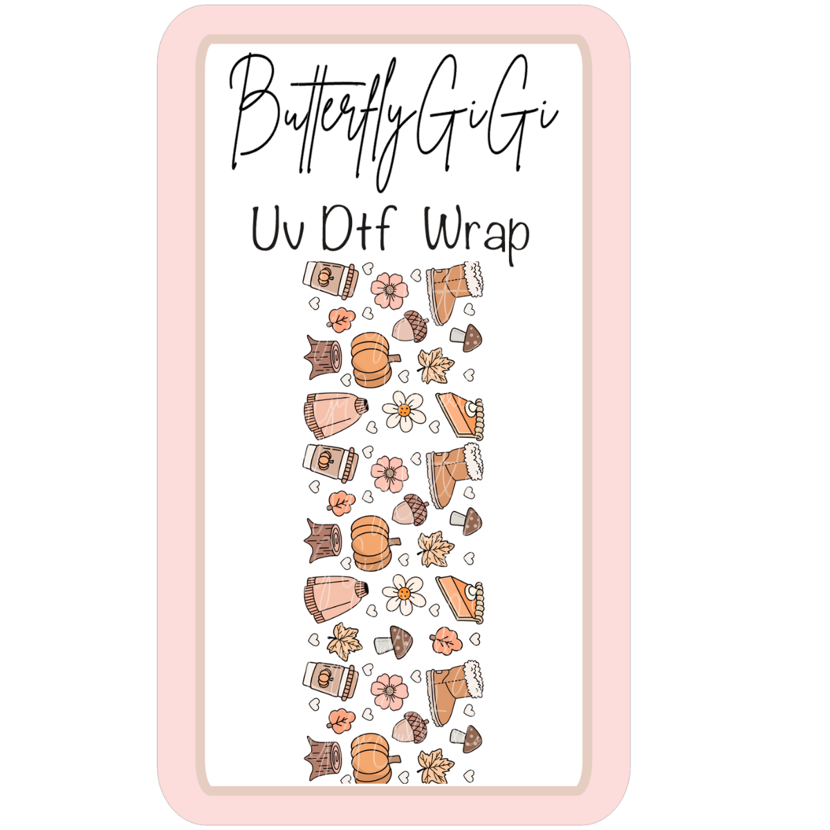 Wrap FALL Ps Girl UV Dtf