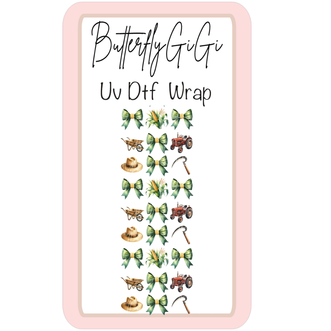 Wrap Farmer Corn UV DTF