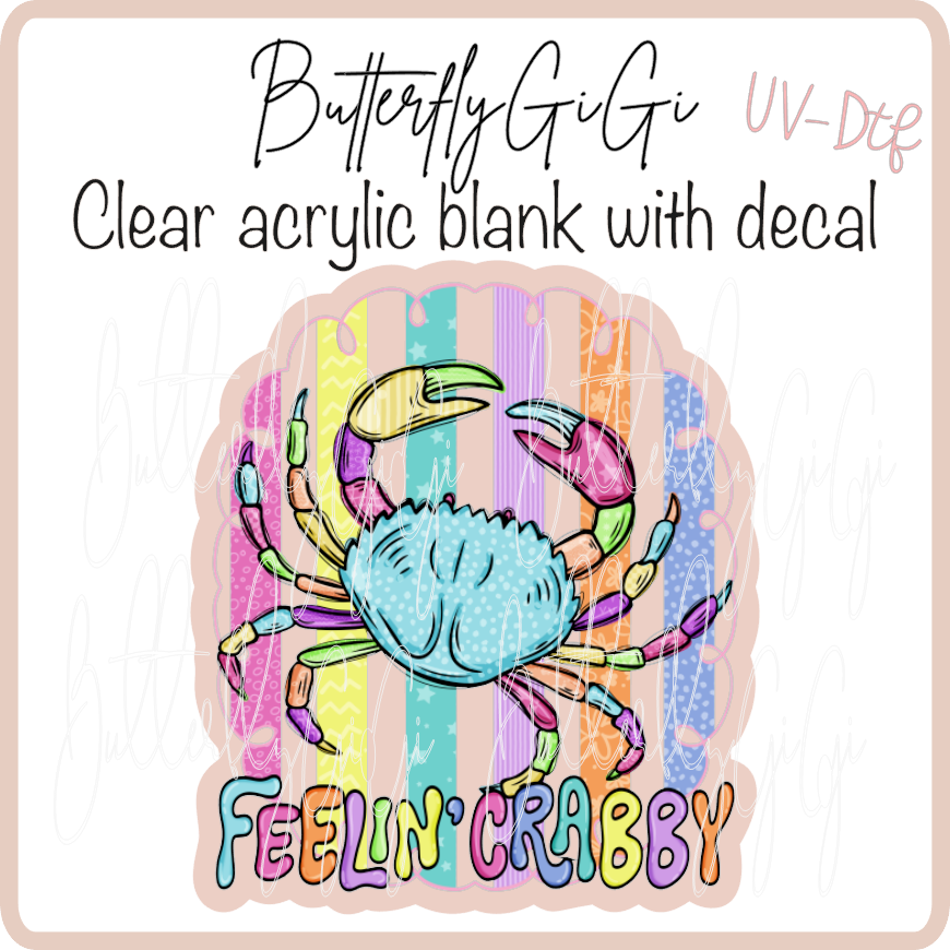 Feelin Crabby Bright UvDTF