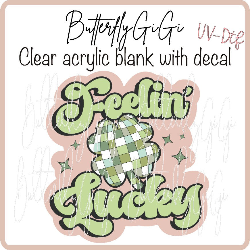 Feeling Lucky St Patty UvDTF