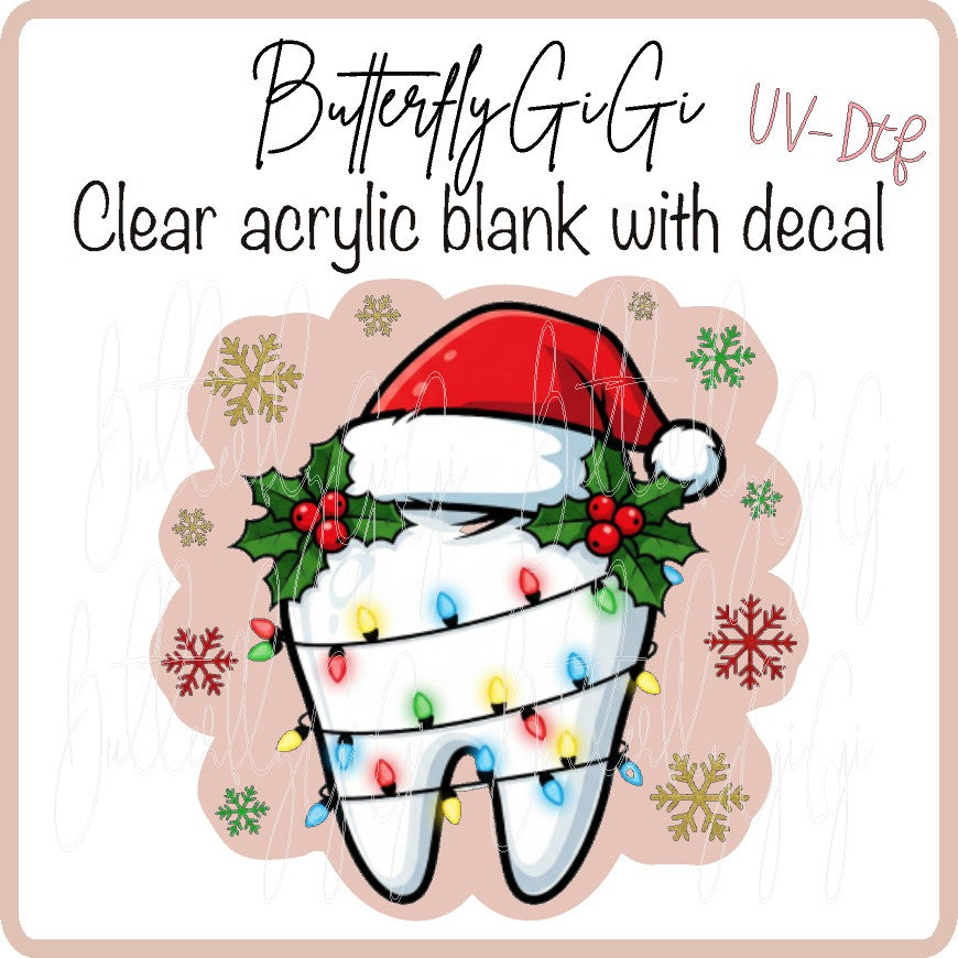 Festive Tooth UV DTF
