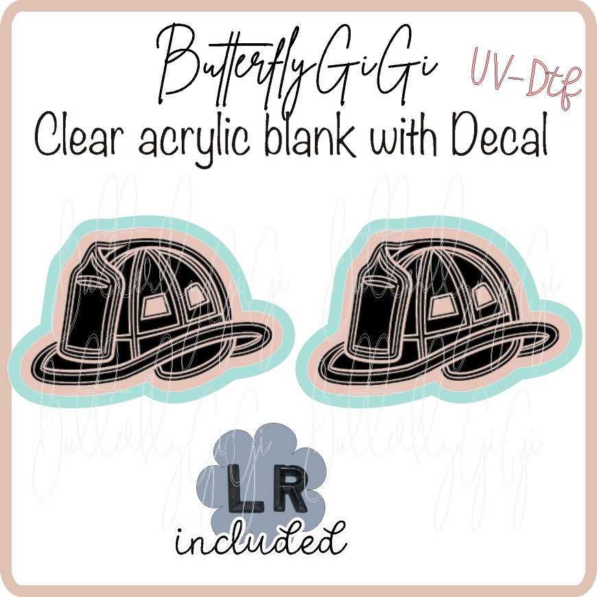 Firefighter Helmet Xray Marker Set UVDTF