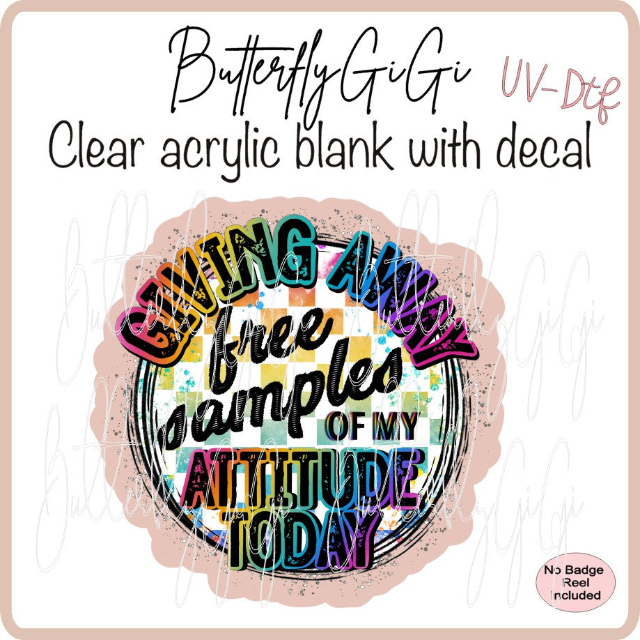 UVDTF Free Samples Attitude