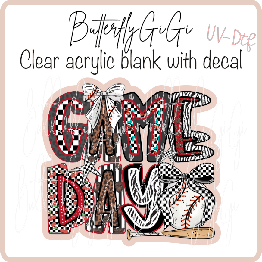 Game Day Cherry UvDTF