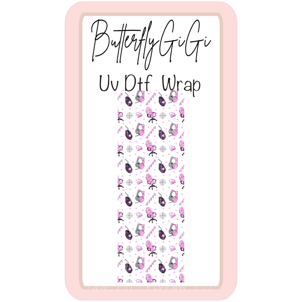 Wrap Gamer Pink UvDTF