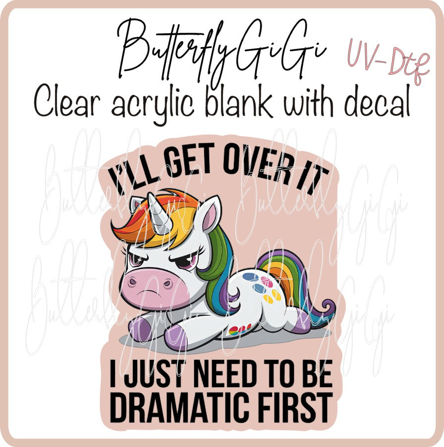 Get over it Unicorn UVDTF
