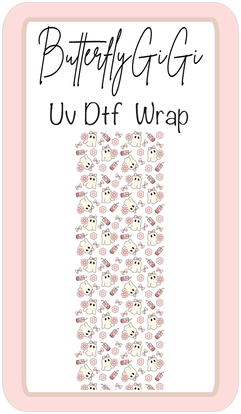 Wrap Ghostly Latte Uv Dtf