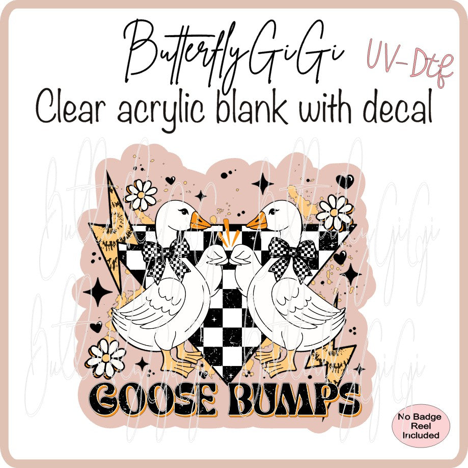 UVDTF Goose Bumps Checkered