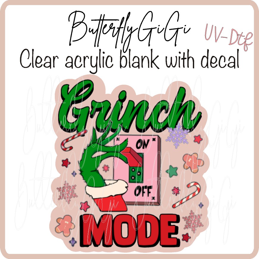 Greench mode on Uv Dtf