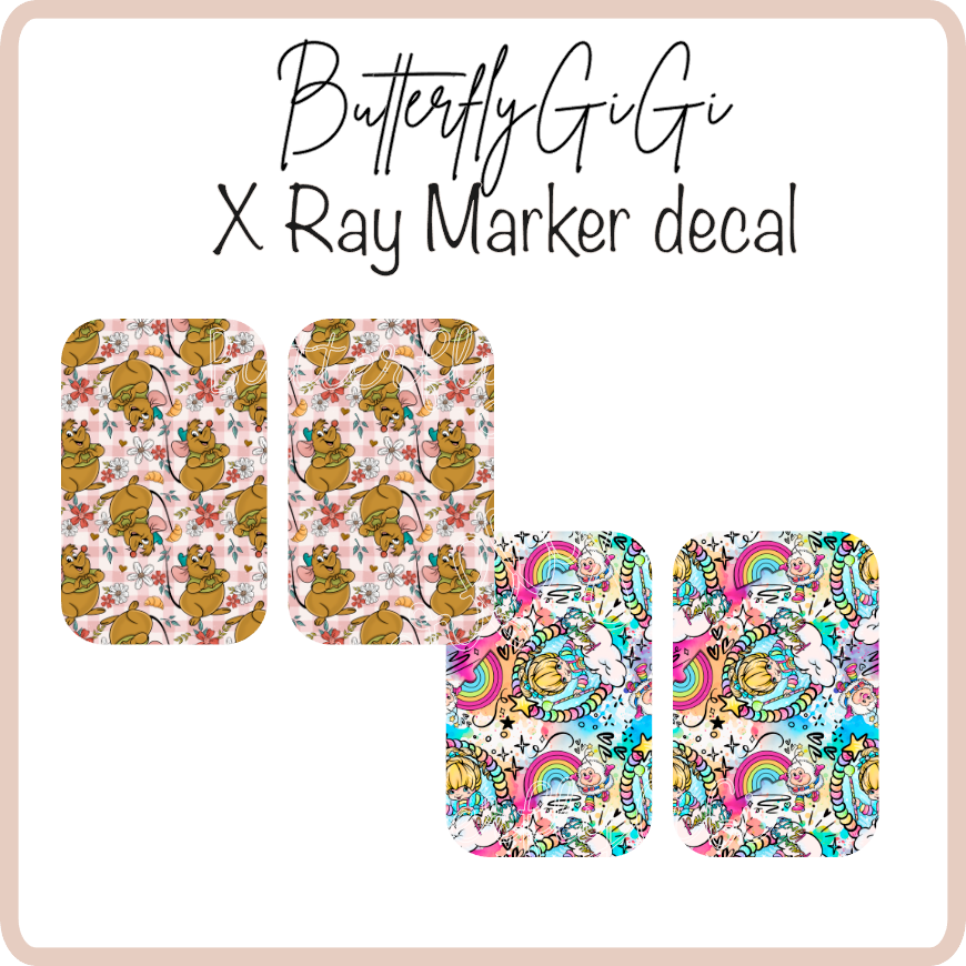 X ray Markers Decal