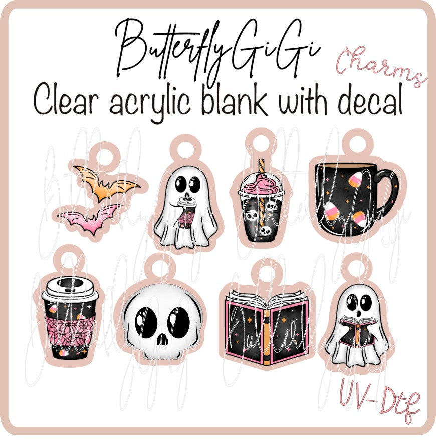 .Charm UVDTF Halloween PINK