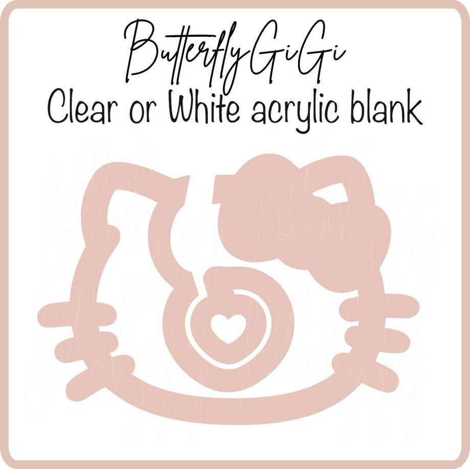 .PaperClip Kitty Bow
