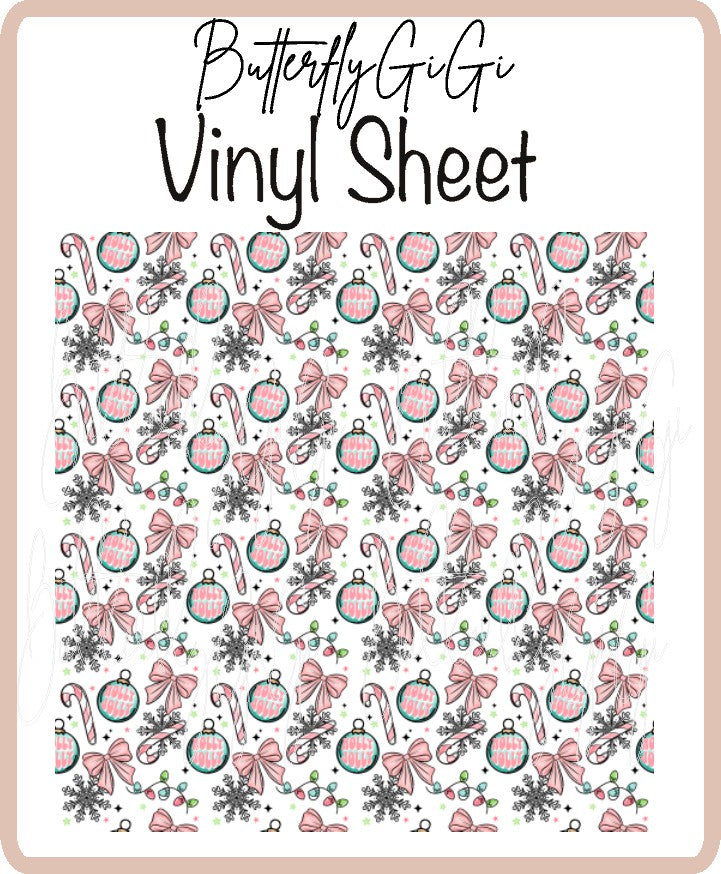 Holy Jolly Vinyl Sheet