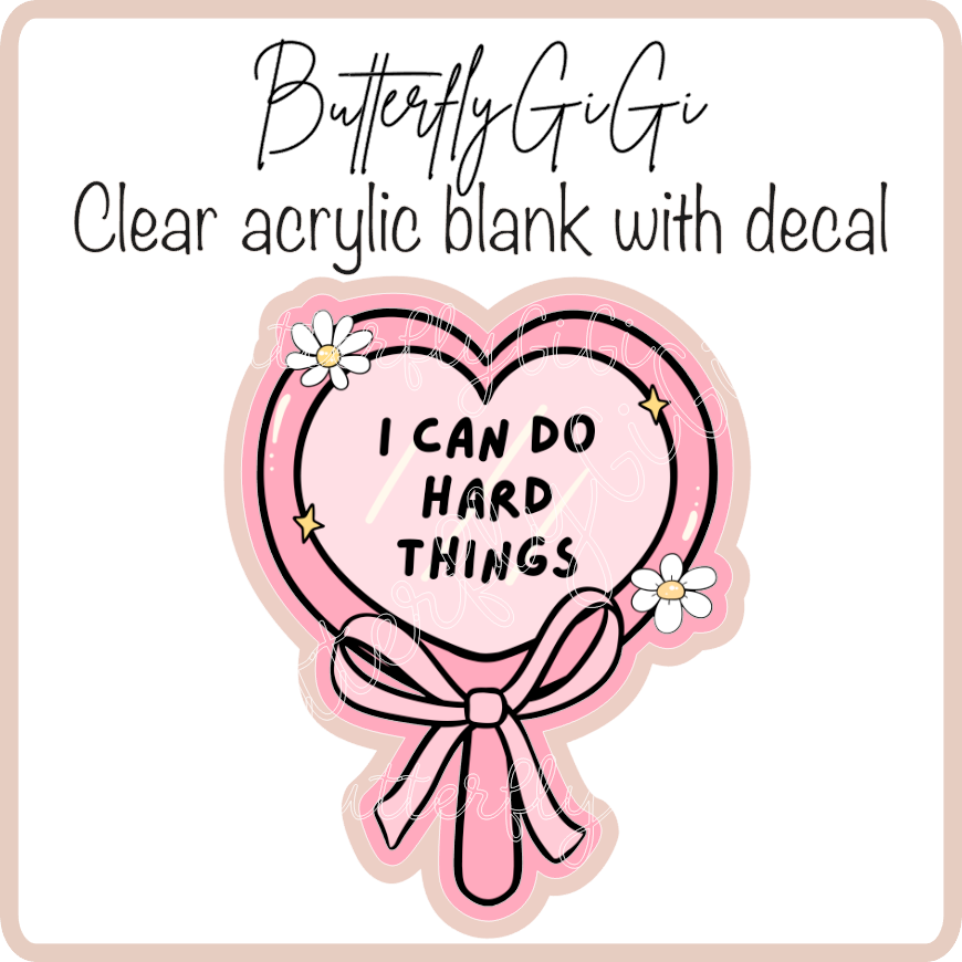 I can do Hard things Bow