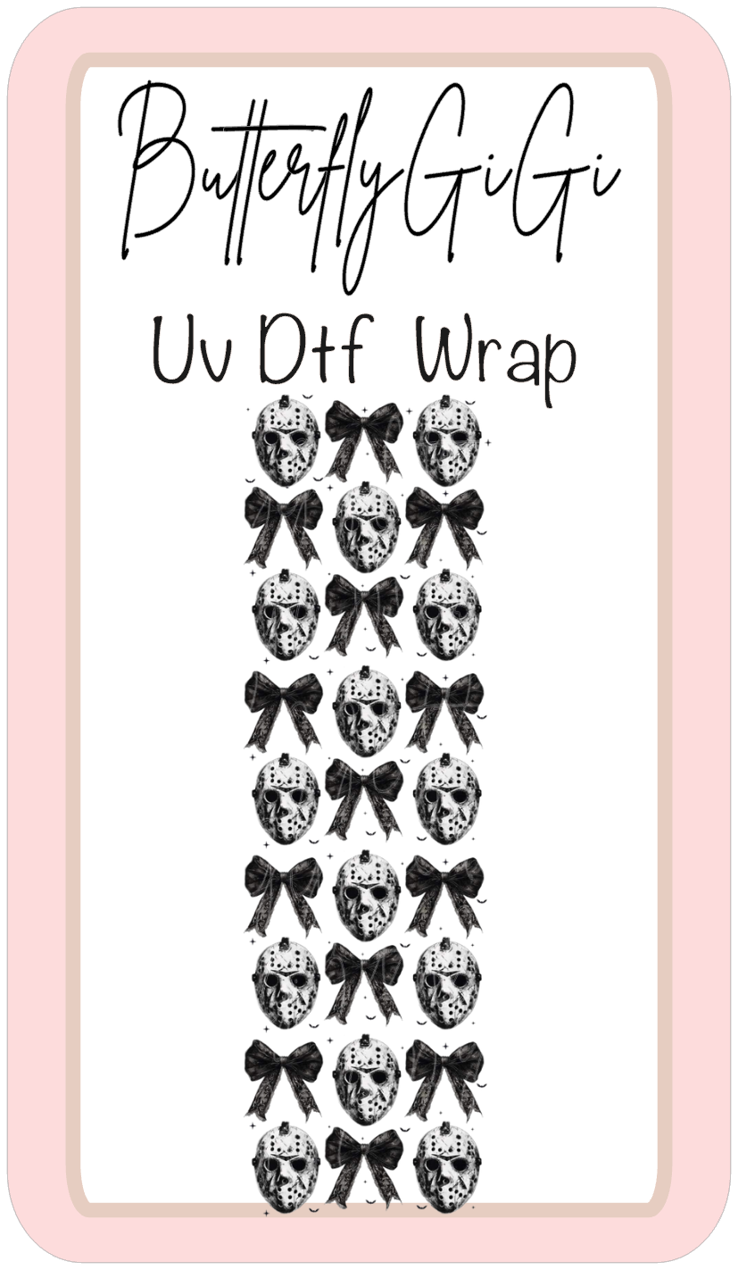 Wrap Jason Halloween Uv Dtf