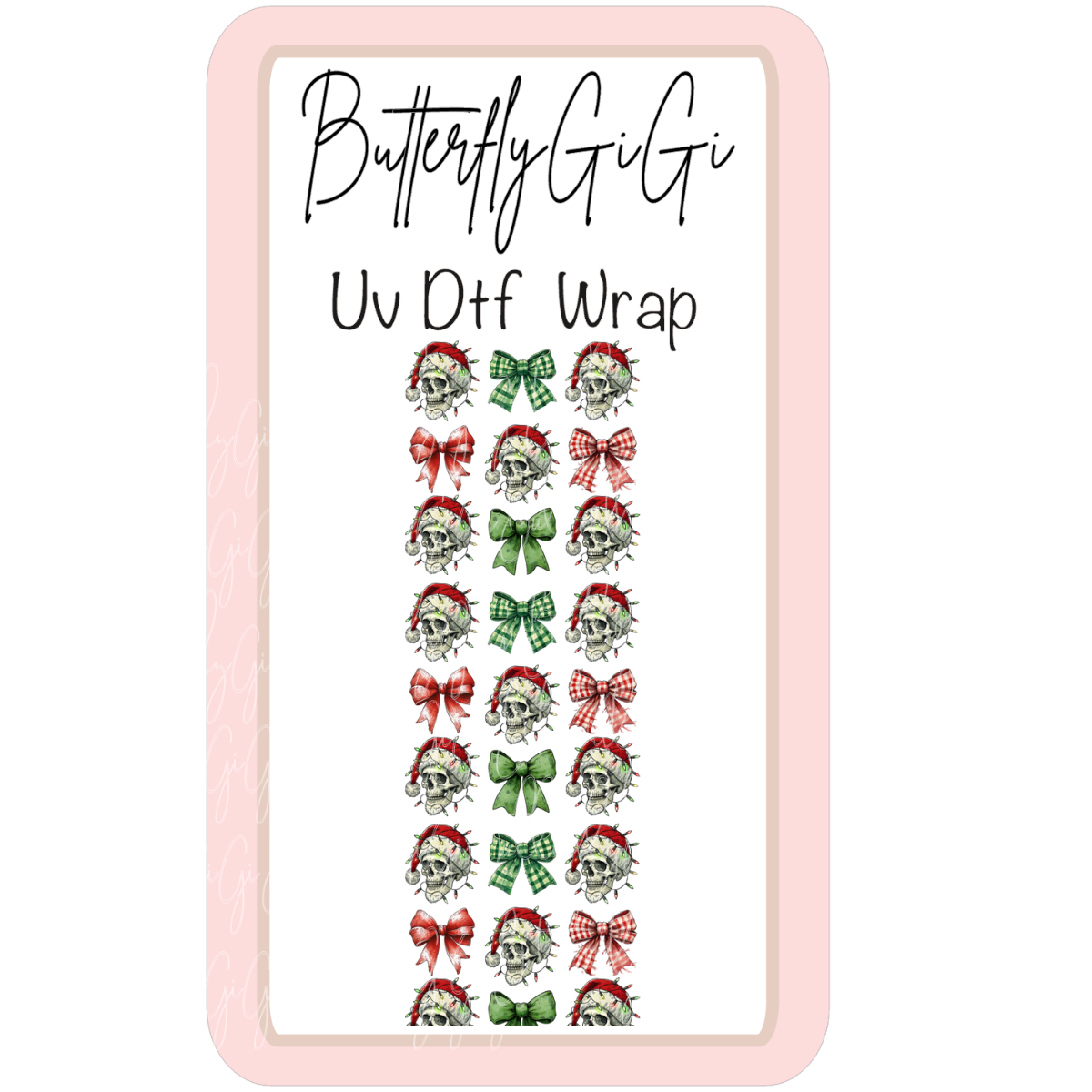 Jolly Skeleton Uv Dtf Wrap