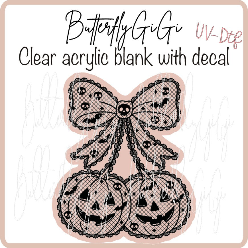 UVDTF Halloween Lace Pumpkin