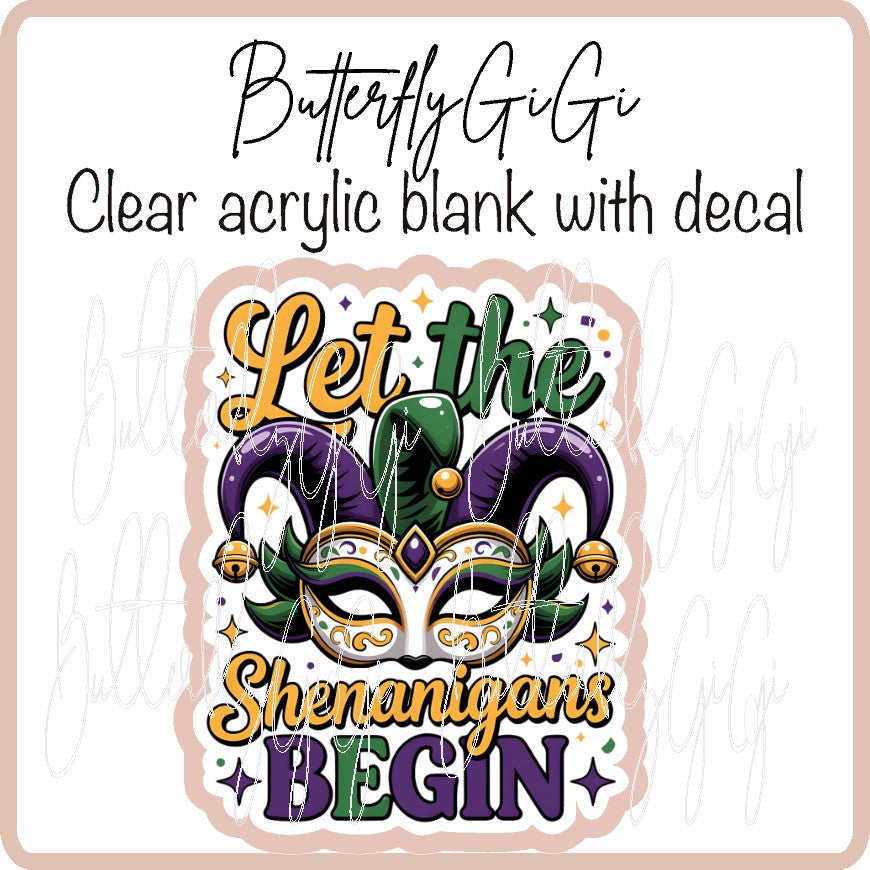 Let the Shenanigans begin