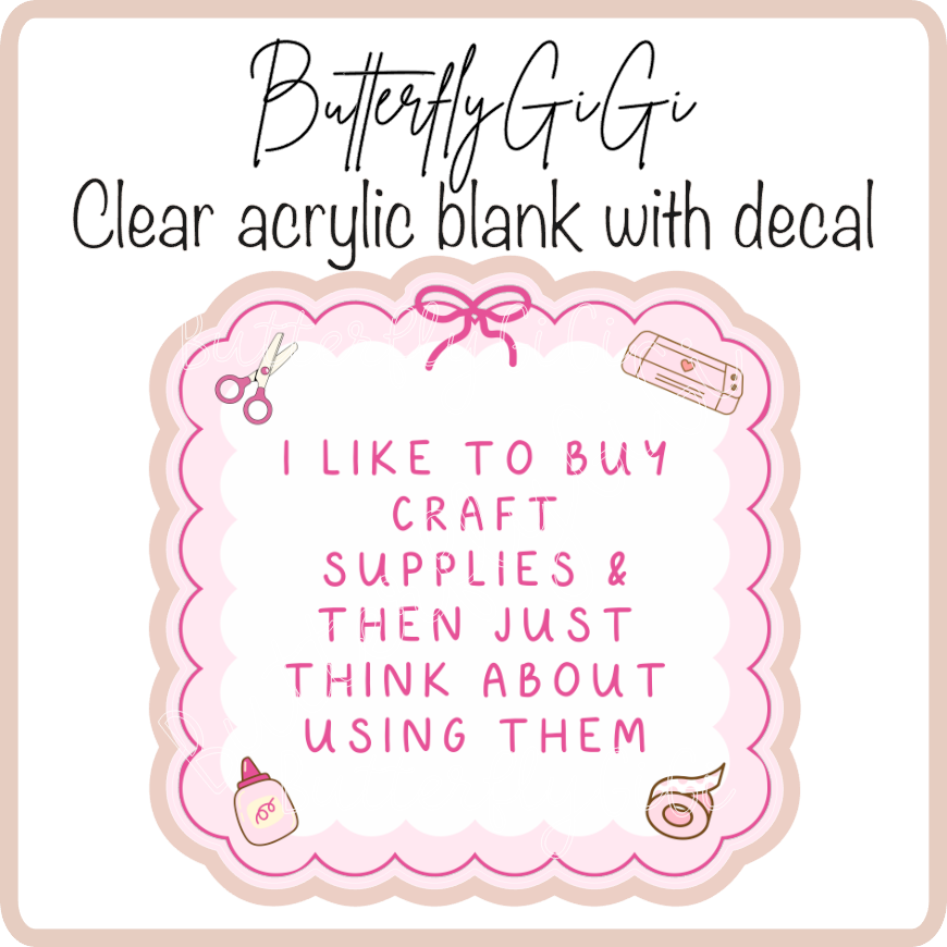 Like to buy craft supplies