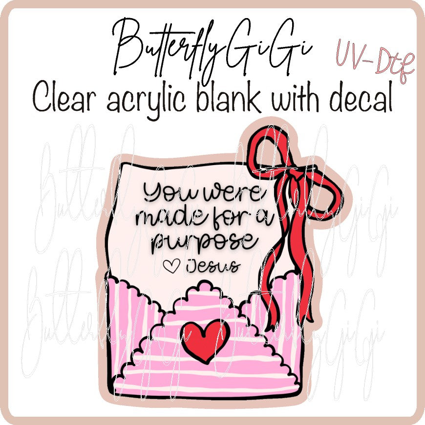 Made for Purpose Valentine UV DTF