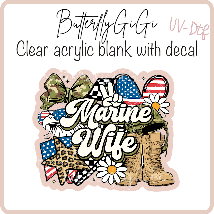 Marine WIFE UvDtf