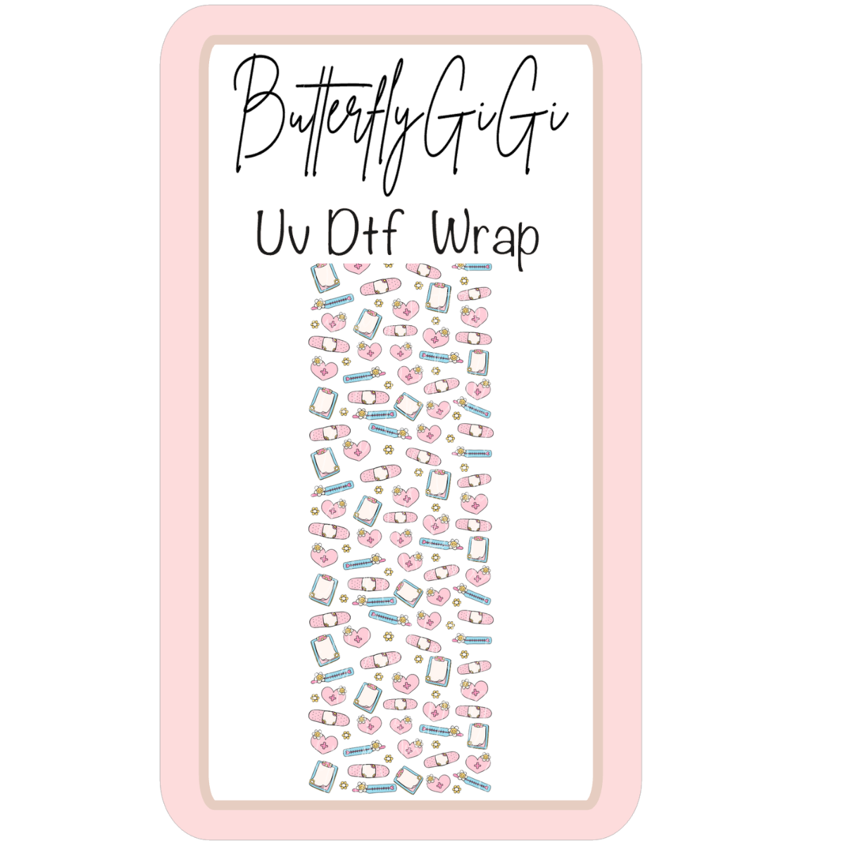 Wrap Medical Cute UV Dtf
