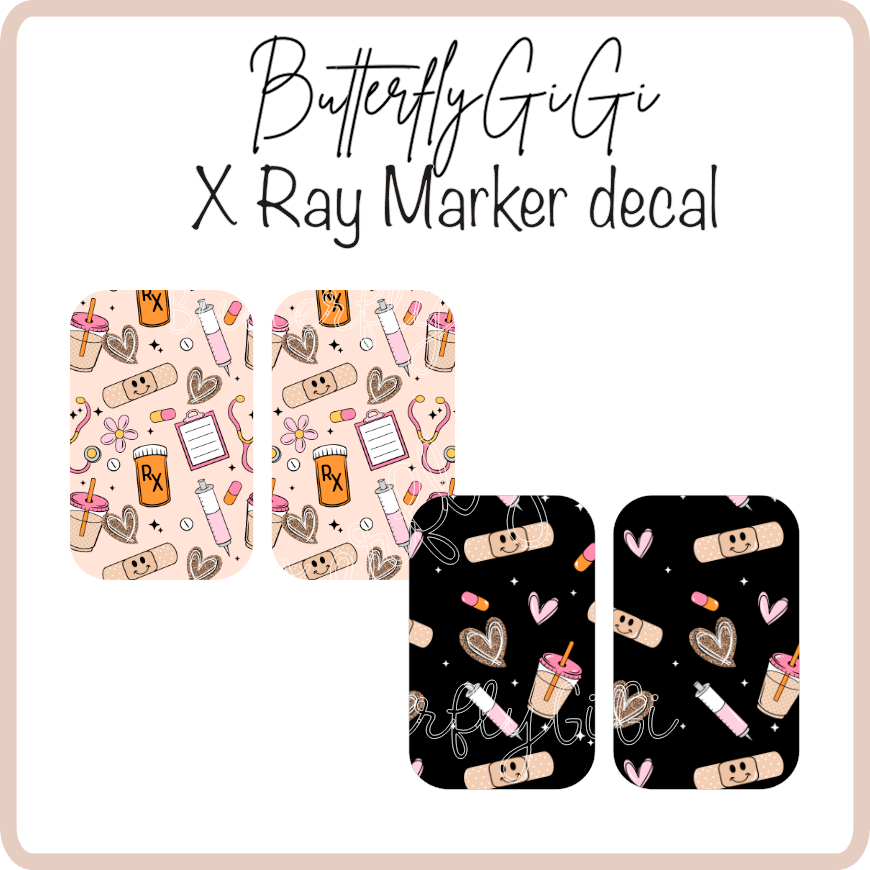 X ray Markers Decal