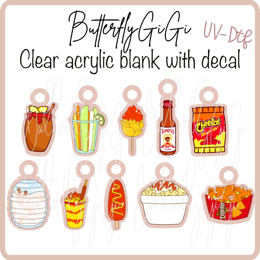 Favorite Hispanic Treats UVDTF Charms