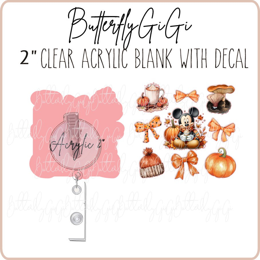 UVDTF Fall Mouse Male Bow