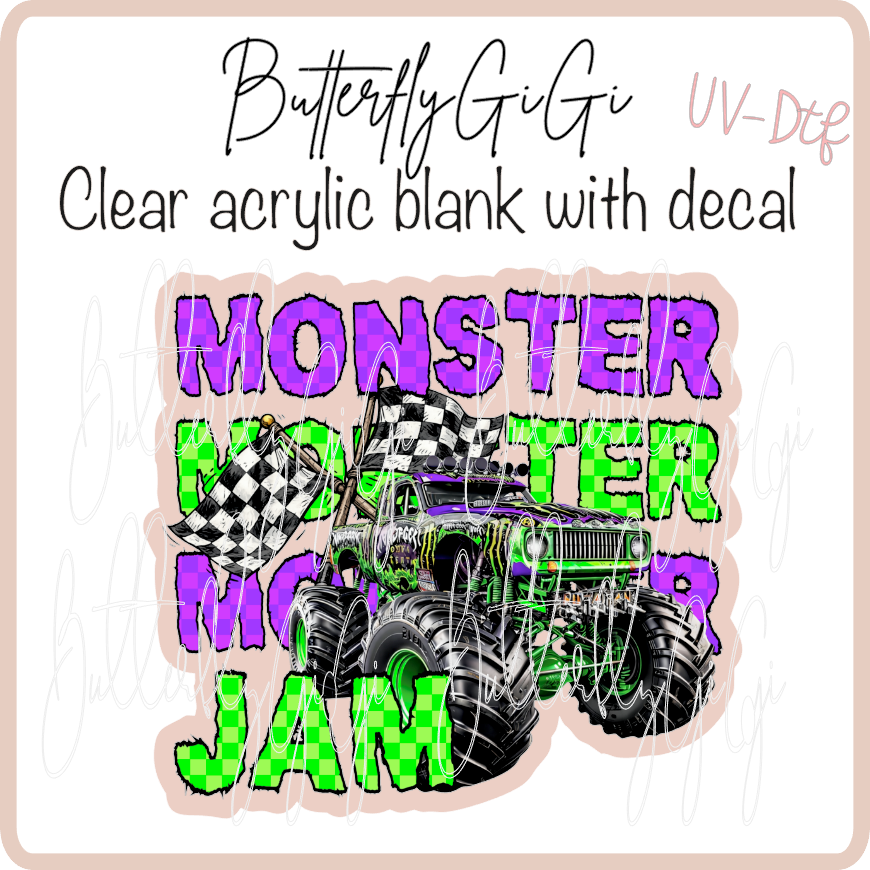 Monster Jam UvDTF