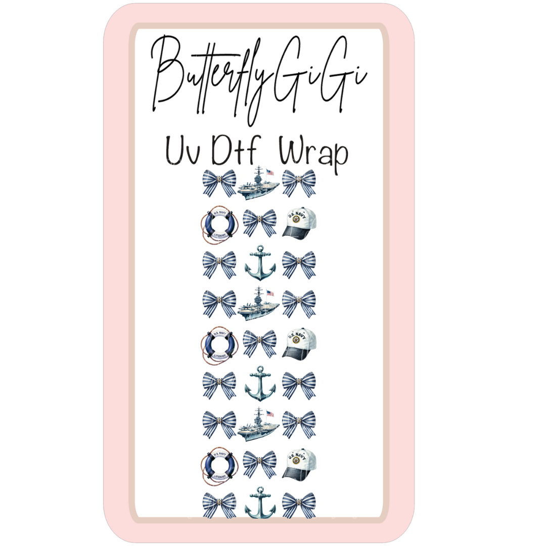 Wrap Naval UV DTF