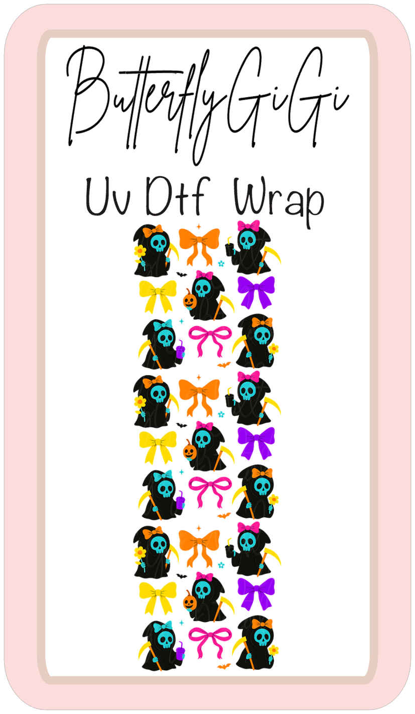 Wrap Neon Death Uv Dtf