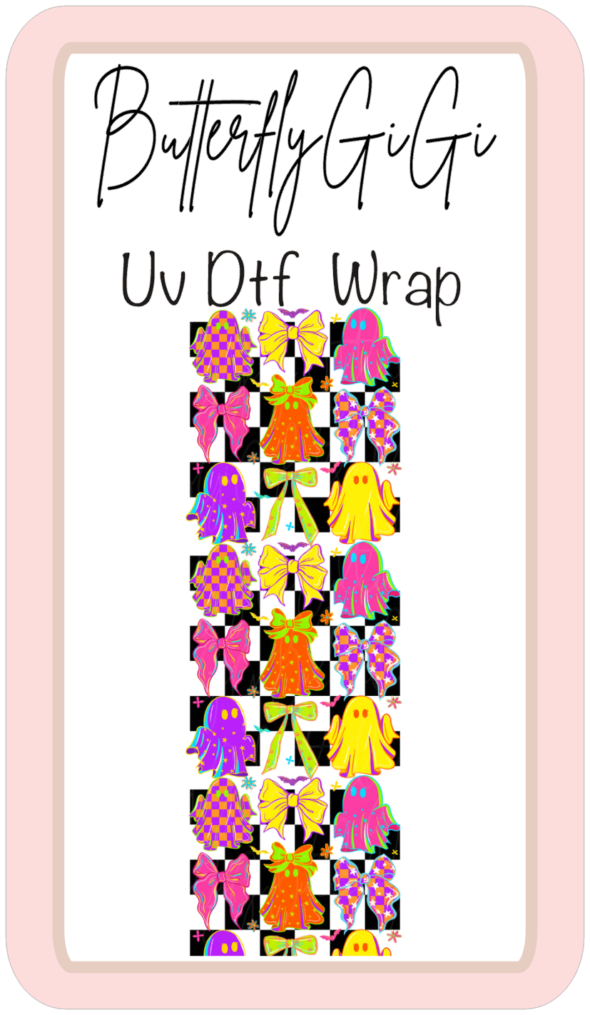 Wrap Neon Ghost Uv Dtf