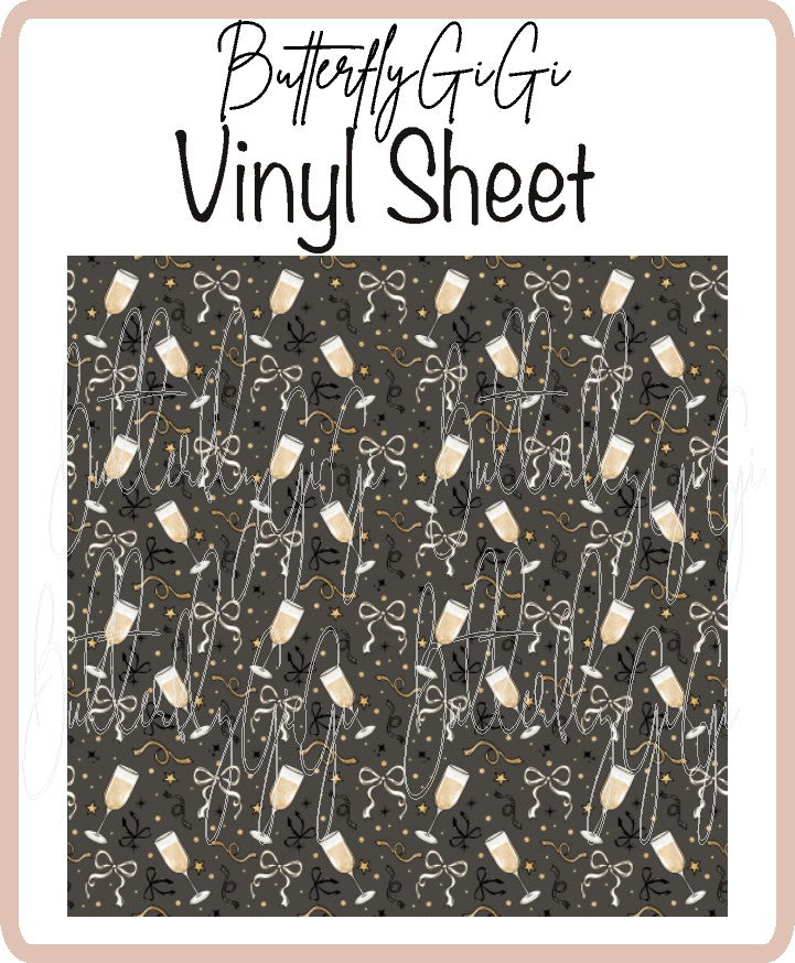 New Year Vinyl Sheet