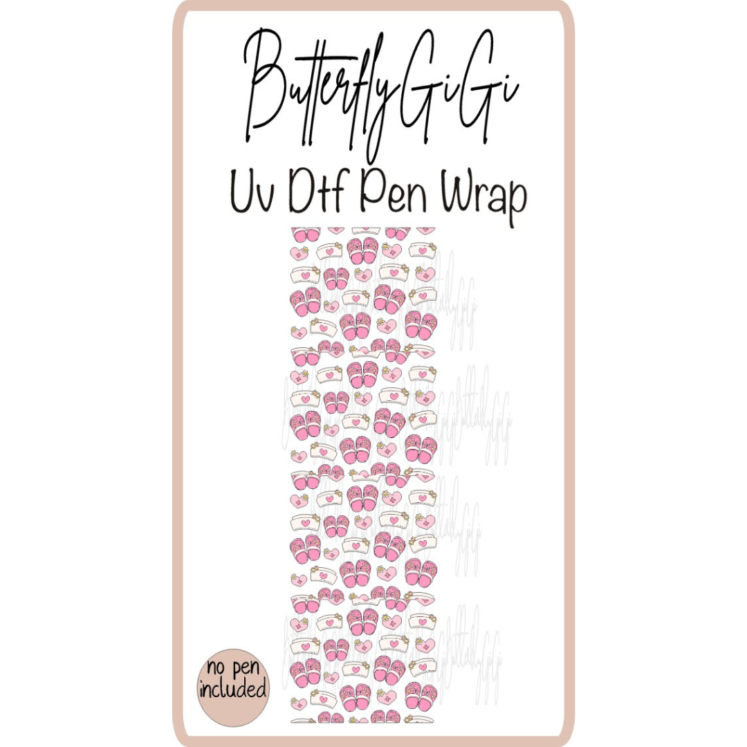 Wrap Nurse Croc UV Dtf