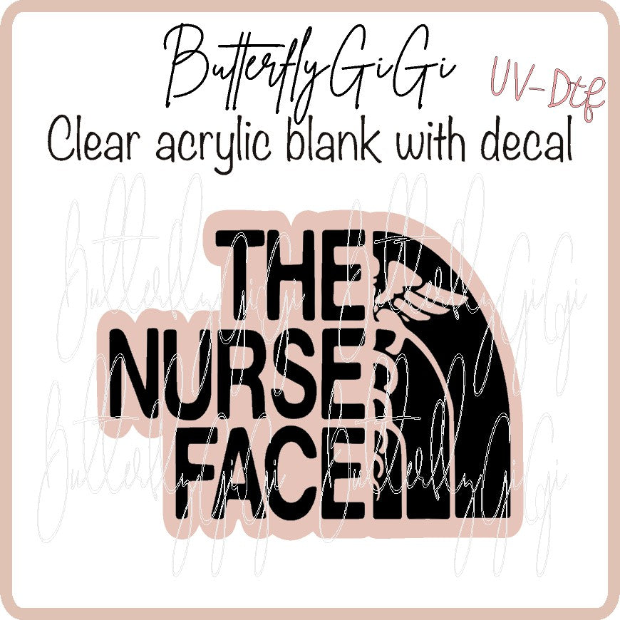 Nurse Face UV DTF