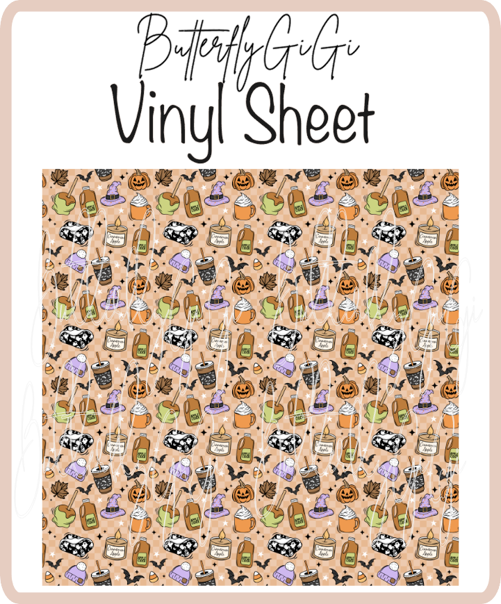 October Vinyl Sheet