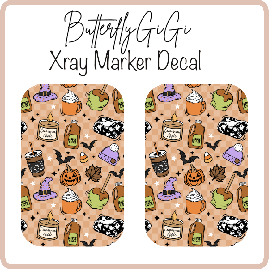 October X ray Markers Decal