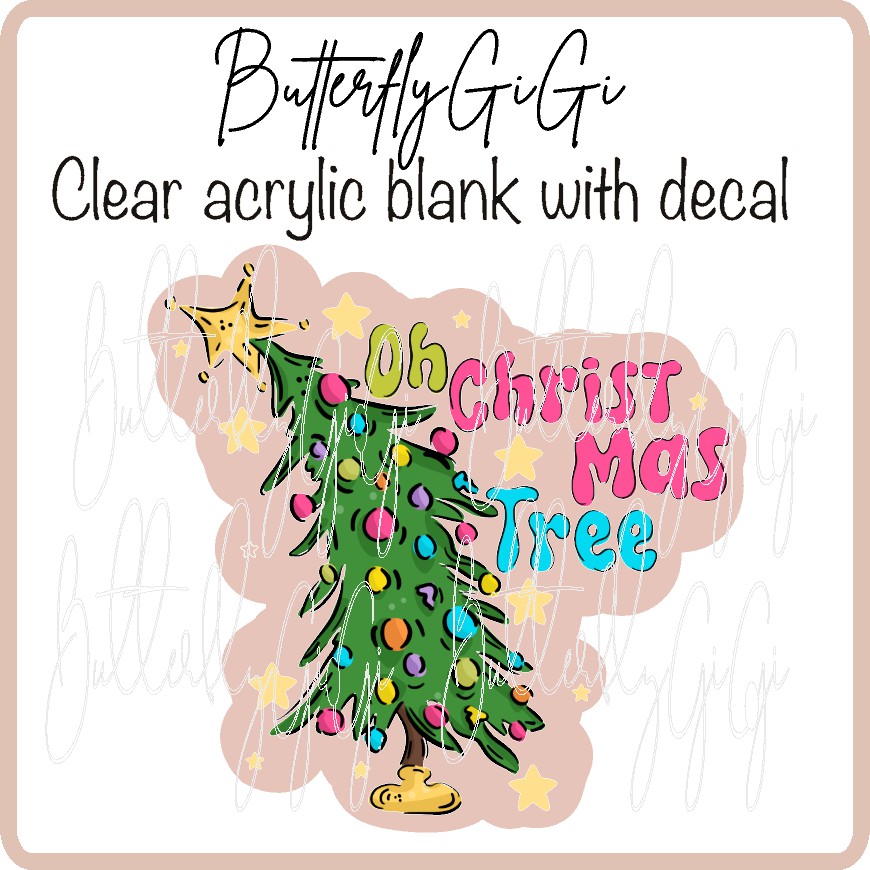 Oh, Christmas Tree Uv Dtf