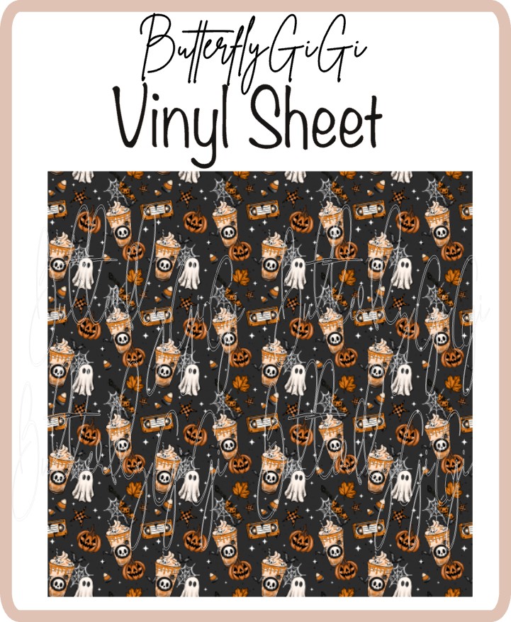 Vinyl Old Skool Halloween Sheet