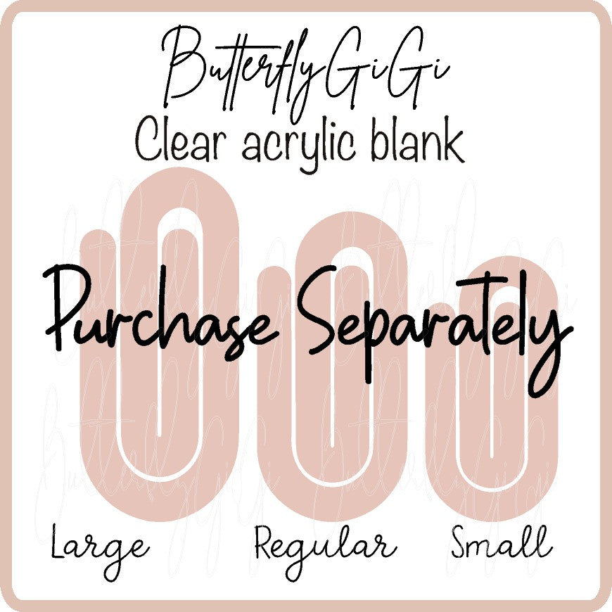 Beverage Paperclip UvDTF