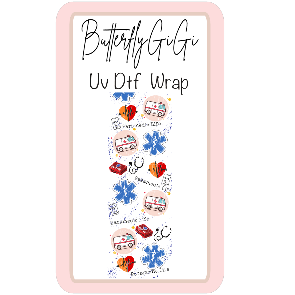 Wrap Paramedic UV Dtf