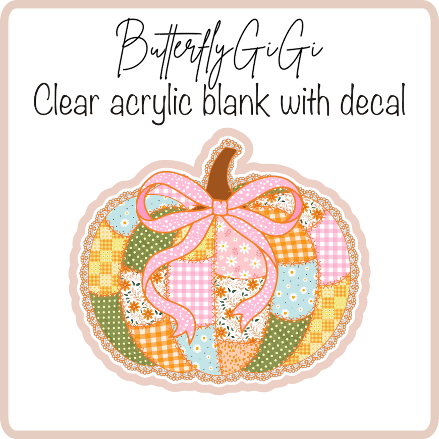 Patch bow Pumpkin