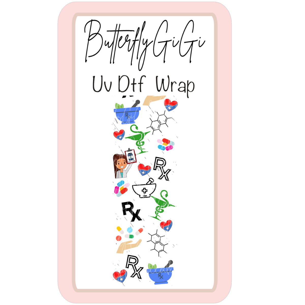 Wrap Pharmacy RX UV Dtf