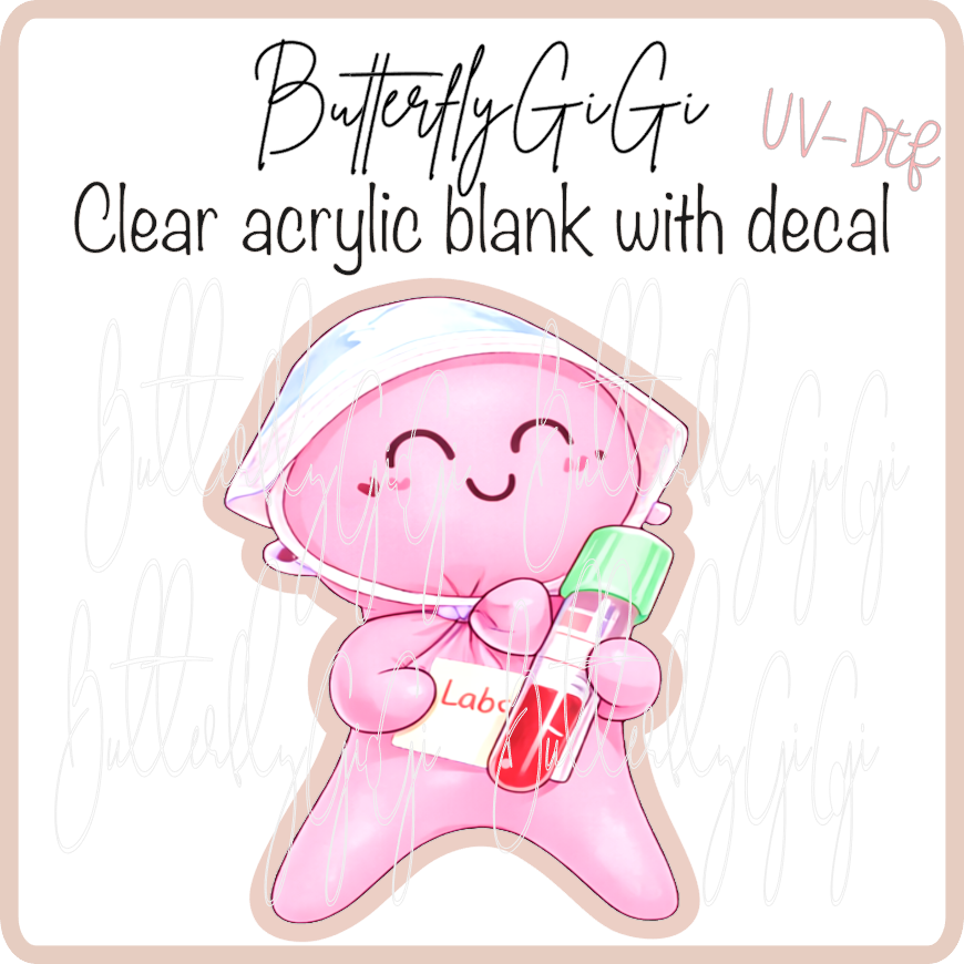 Pink Lab Tech Glove Baby UvDTF