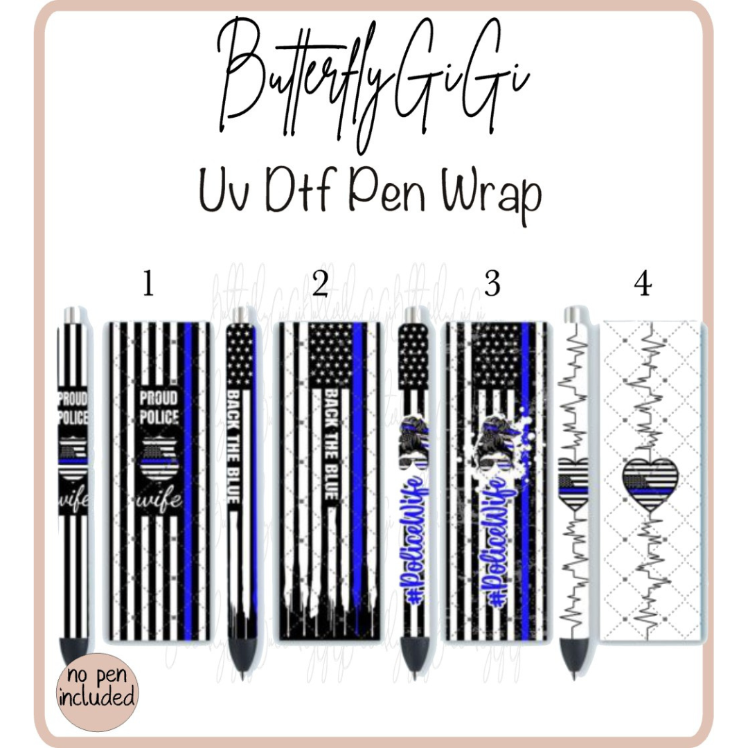 Wrap Police UV Dtf